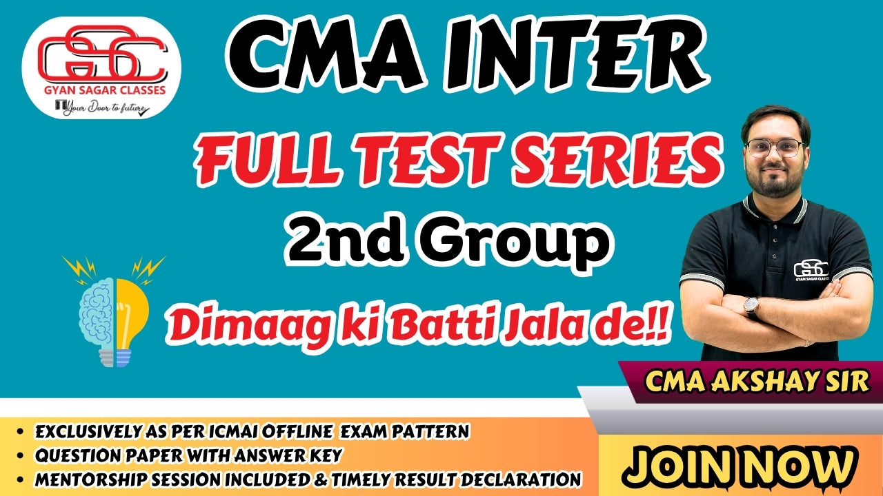 CMA INTER GROUP 2 (FULL TEST SERIES)