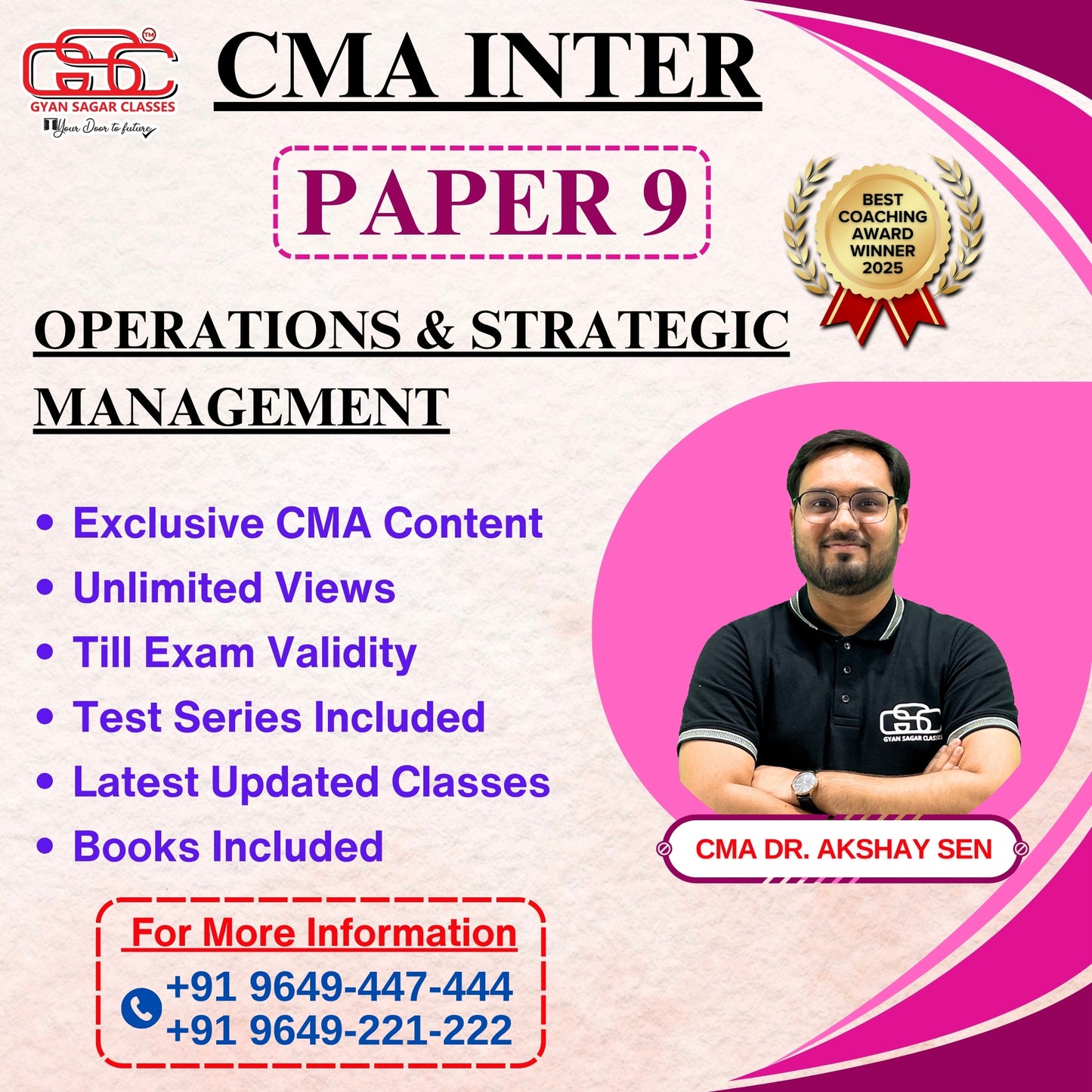 CMA Inter Operations Management & Strategic Management (OMSM)