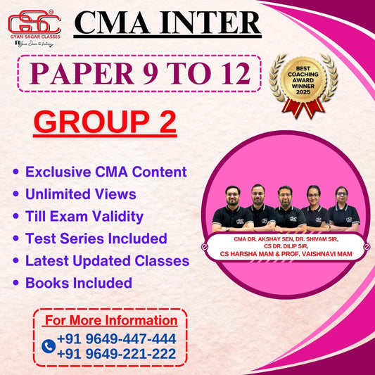 CMA INTER GROUP 2 COMBO
