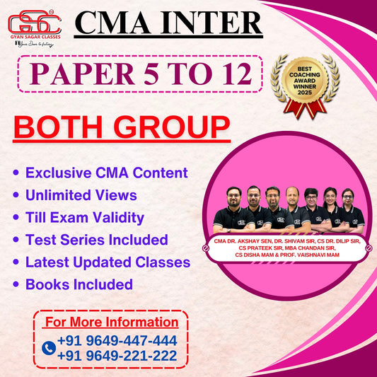 CMA INTER BOTH GROUPS COMBO