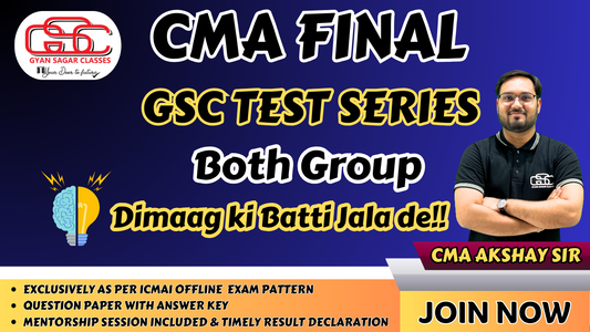CMA FINAL BOTH GROUPS (FULL TEST SERIES ONLY)
