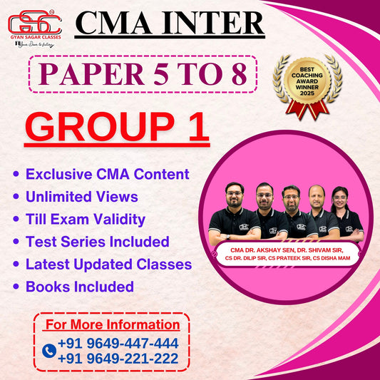 CMA INTER GROUP 1 COMBO