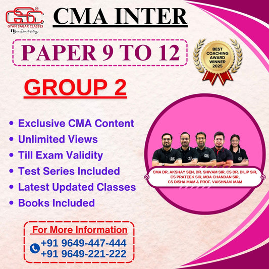 CMA INTER GROUP 2 COMBO 2