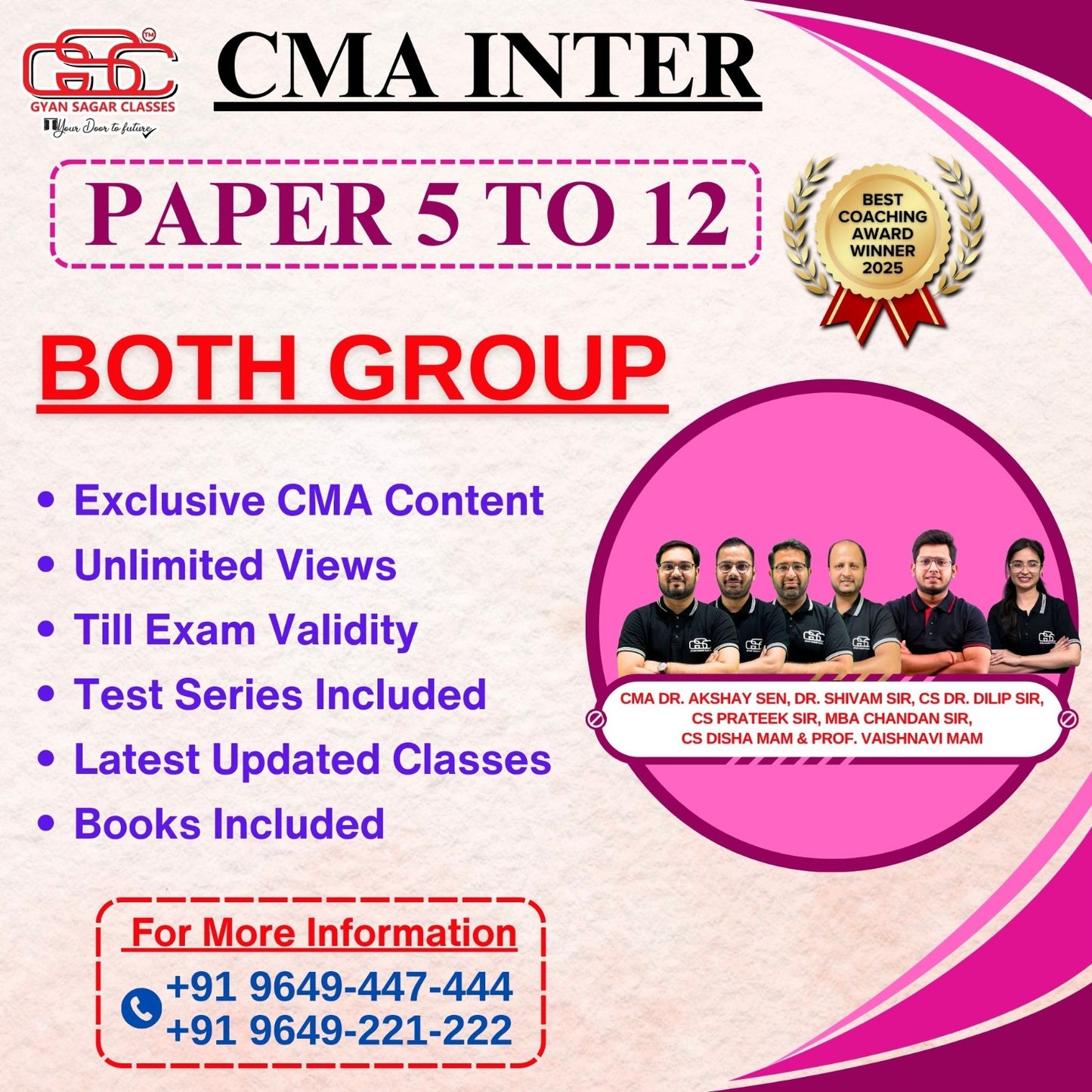 CMA INTER BOTH GROUPS COMBO 2