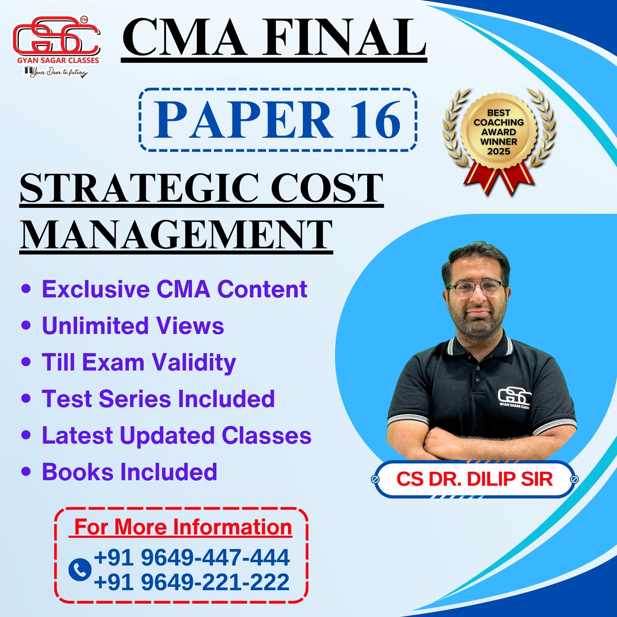 CMA Final Strategic Cost Management (SCM) Online Classes - CMA Cart