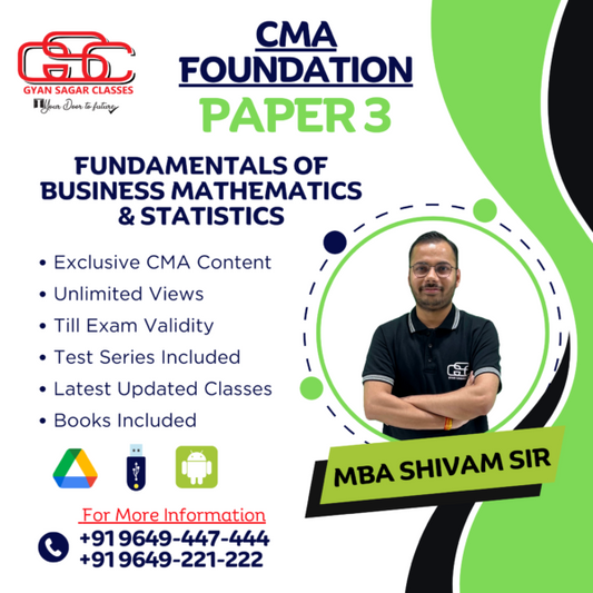 Fundamentals Of Business Mathematics And Statistics (FBMS)
