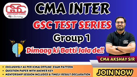 CMA INTER GROUP 1 (TEST SERIES)