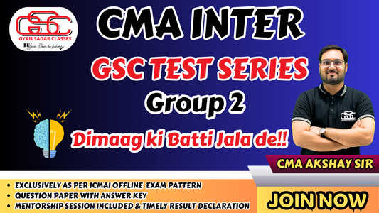CMA INTER GROUP 2 (TEST SERIES)