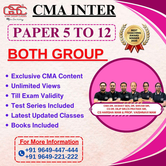 CMA INTER BOTH GROUPS COMBO