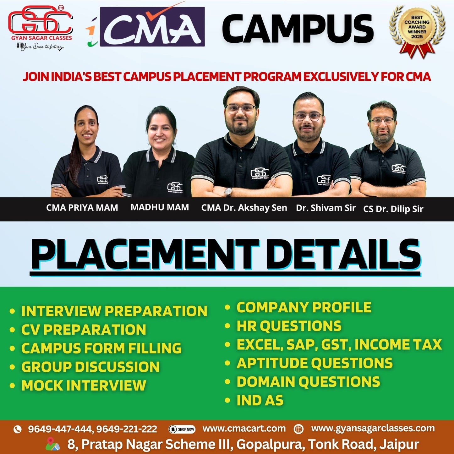 CMA CAMPUS PLACEMENT PROGRAM BATCH