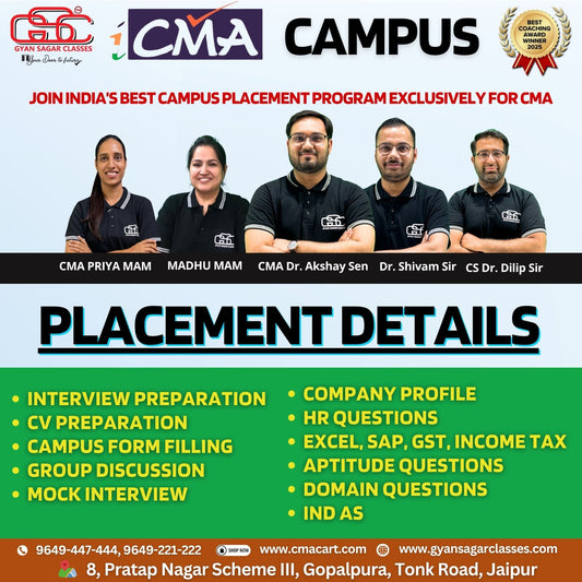CMA CAMPUS PLACEMENT PROGRAM BATCH